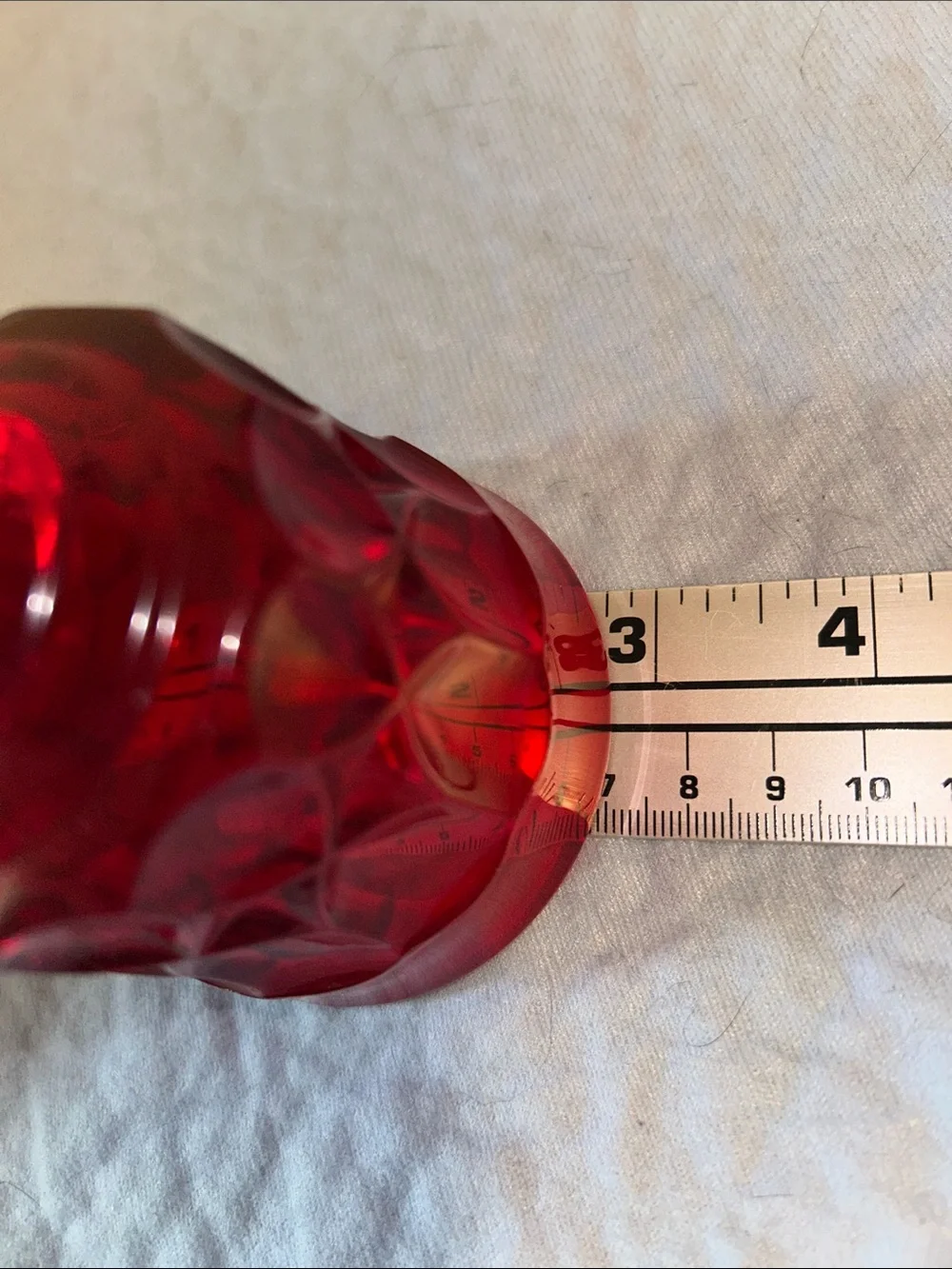 Noritake Perspective-Ruby Red Set of 4 wine Glasses